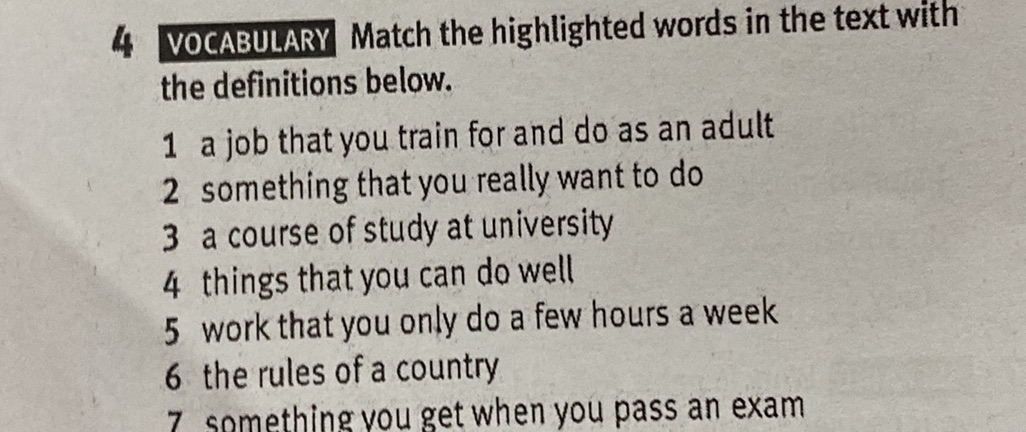Match the highlighted words in the text with | StudyX