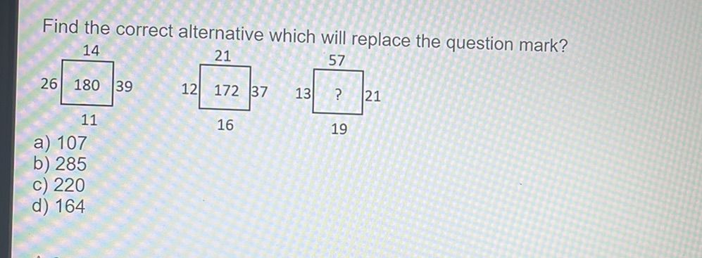 Alternative Math Questions Find the correct alternative which will | StudyX