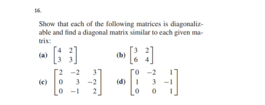 16. Show that each of the following | StudyX
