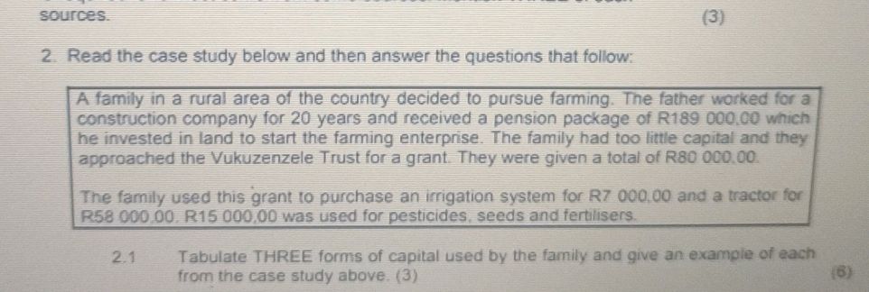 2. Read the case study below and then answer | StudyX