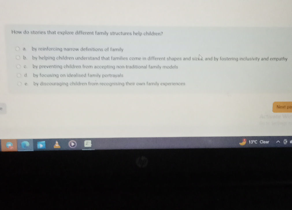 How do stories that explore different family | StudyX
