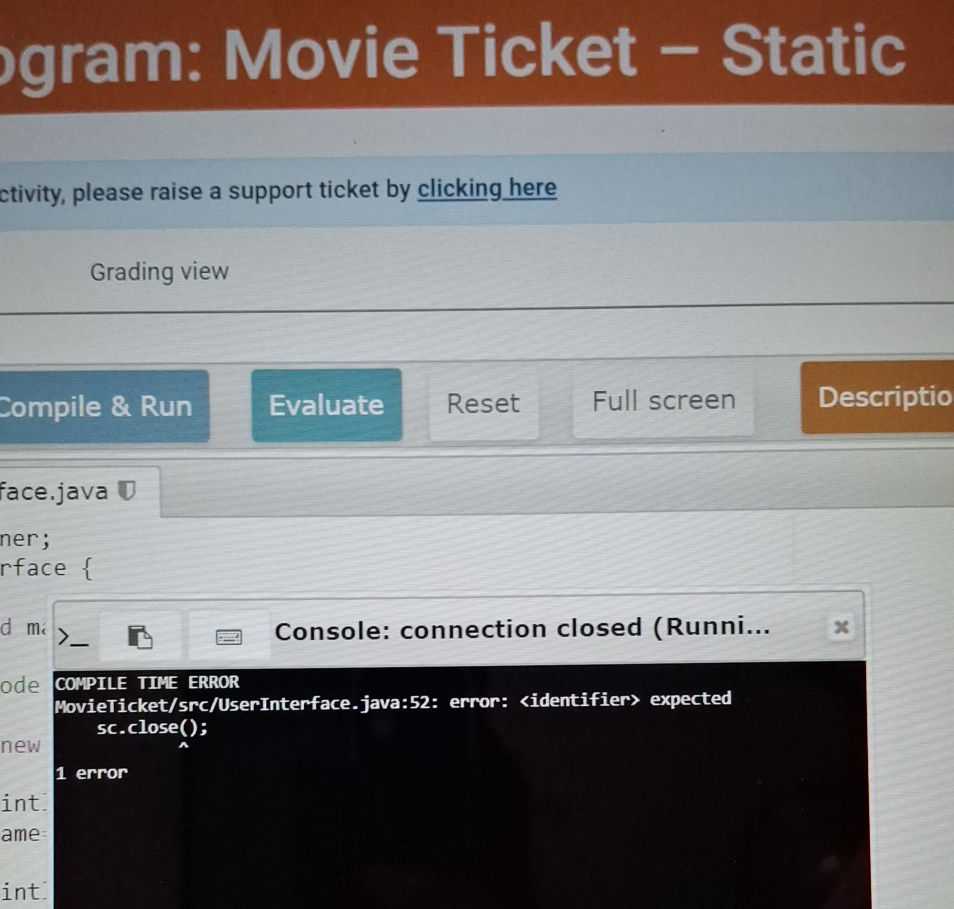 COMPILE TIME ERROR | StudyX