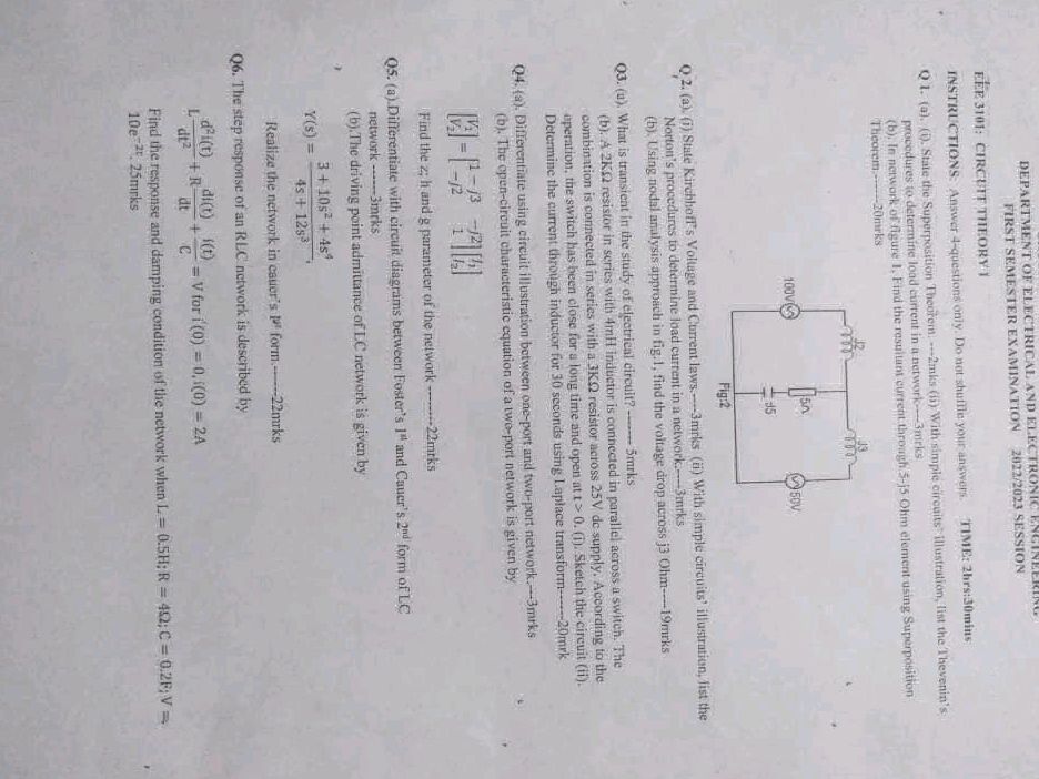 Q1. (a). (i). State the Superposition | StudyX