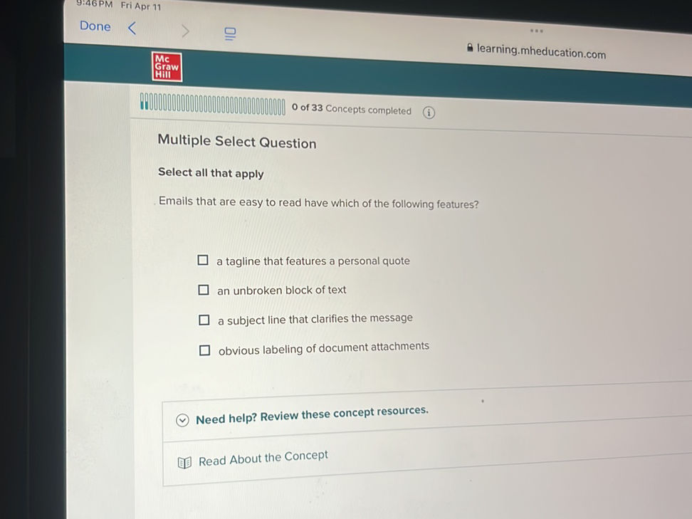 Multiple Select Question Select all that | StudyX