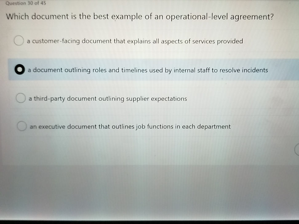 Which document is the best example of an | StudyX