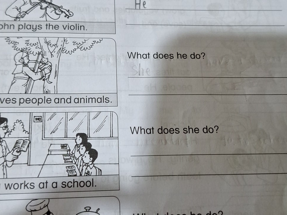 What does he/she do? Simple English Questions | StudyX