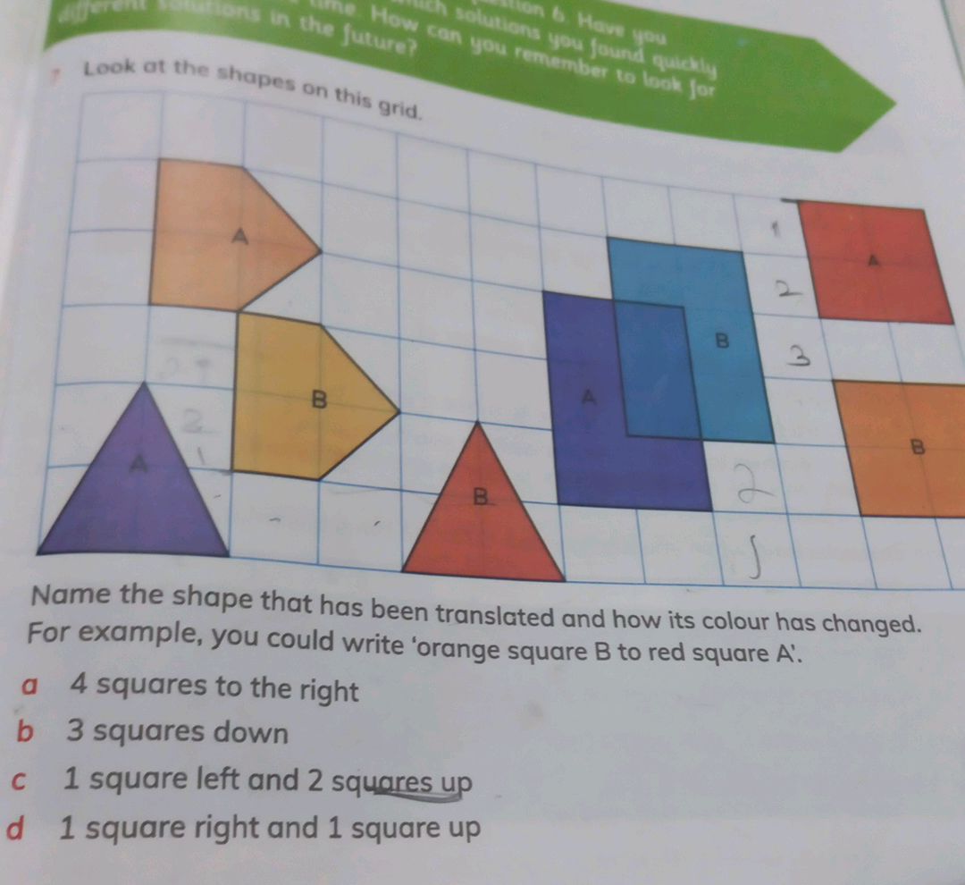 Shape Names Grid Look at the shapes on this grid. Name the | StudyX