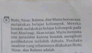 Rizki, Nizar, Rahma, dan Maria berencana | StudyX