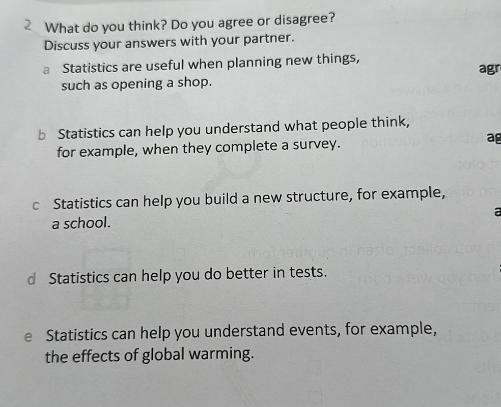 2 What do you think? Do you agree or | StudyX