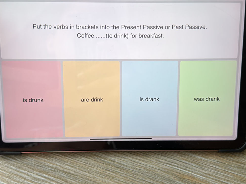 Put the verbs in brackets into the Present | StudyX