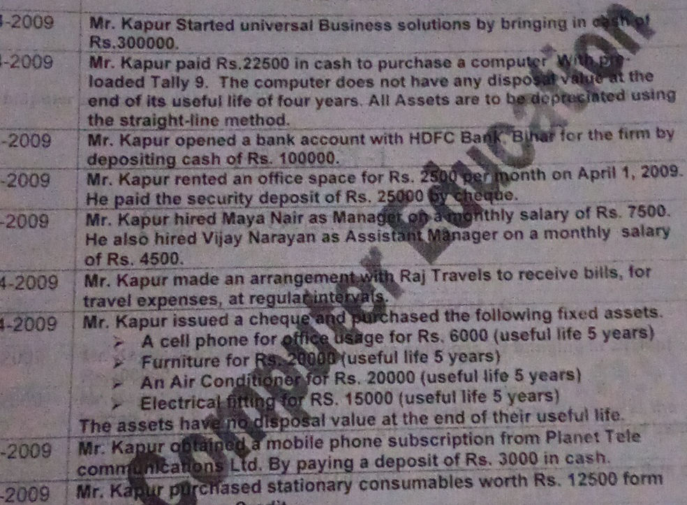 Mr. Kapur Started universal Business | StudyX