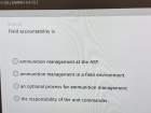 Field accountability is ammunition