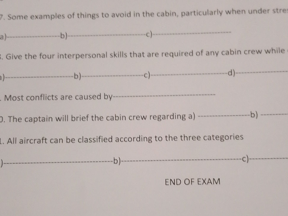 Things I Avoid Example 7. Some examples of things to avoid in the | StudyX