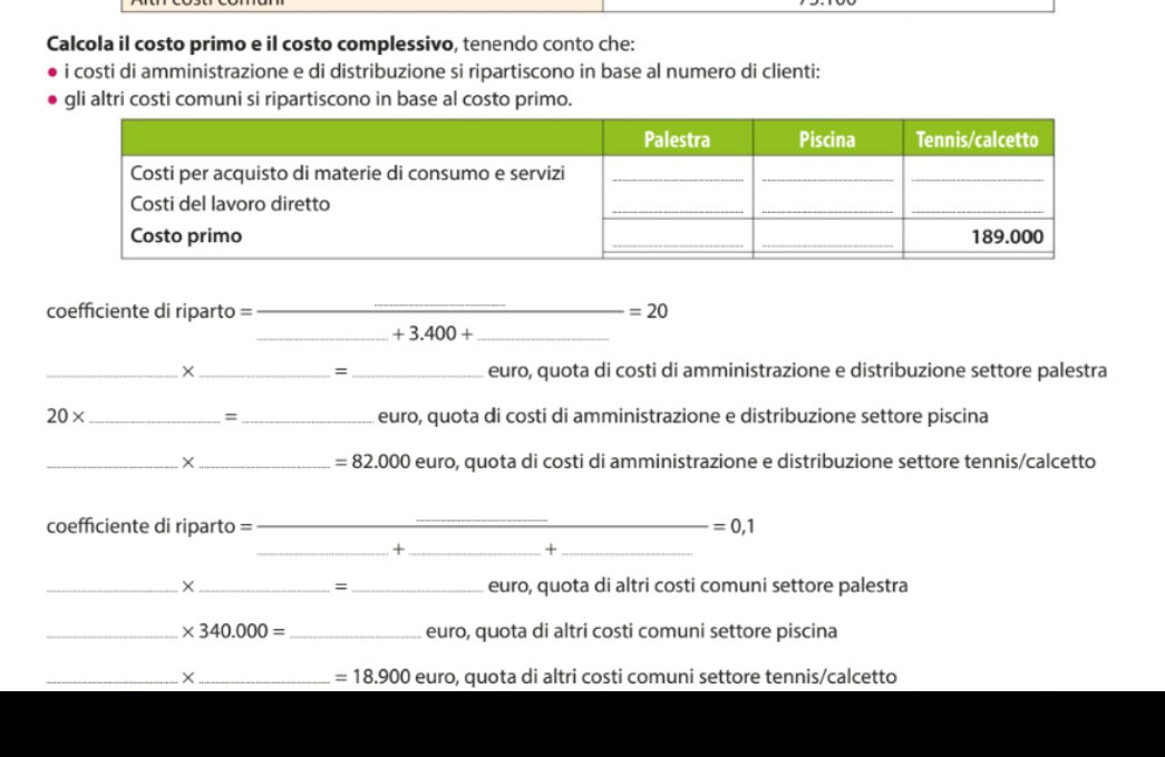 Calcola il costo primo e il costo | StudyX