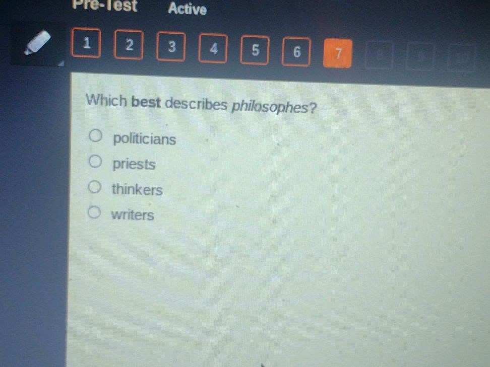 Which best describes philosophes? O | StudyX