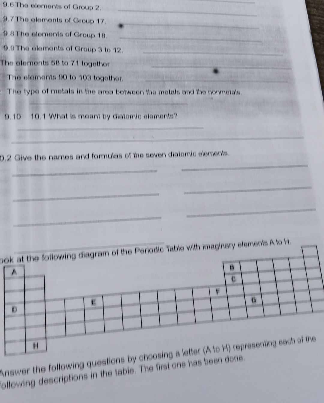 9.6 The elements of Group 2. 9.7 The | StudyX