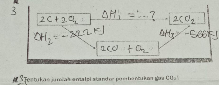```latex 2C + 2O_2 H_1 = -? 2CO_2 | StudyX