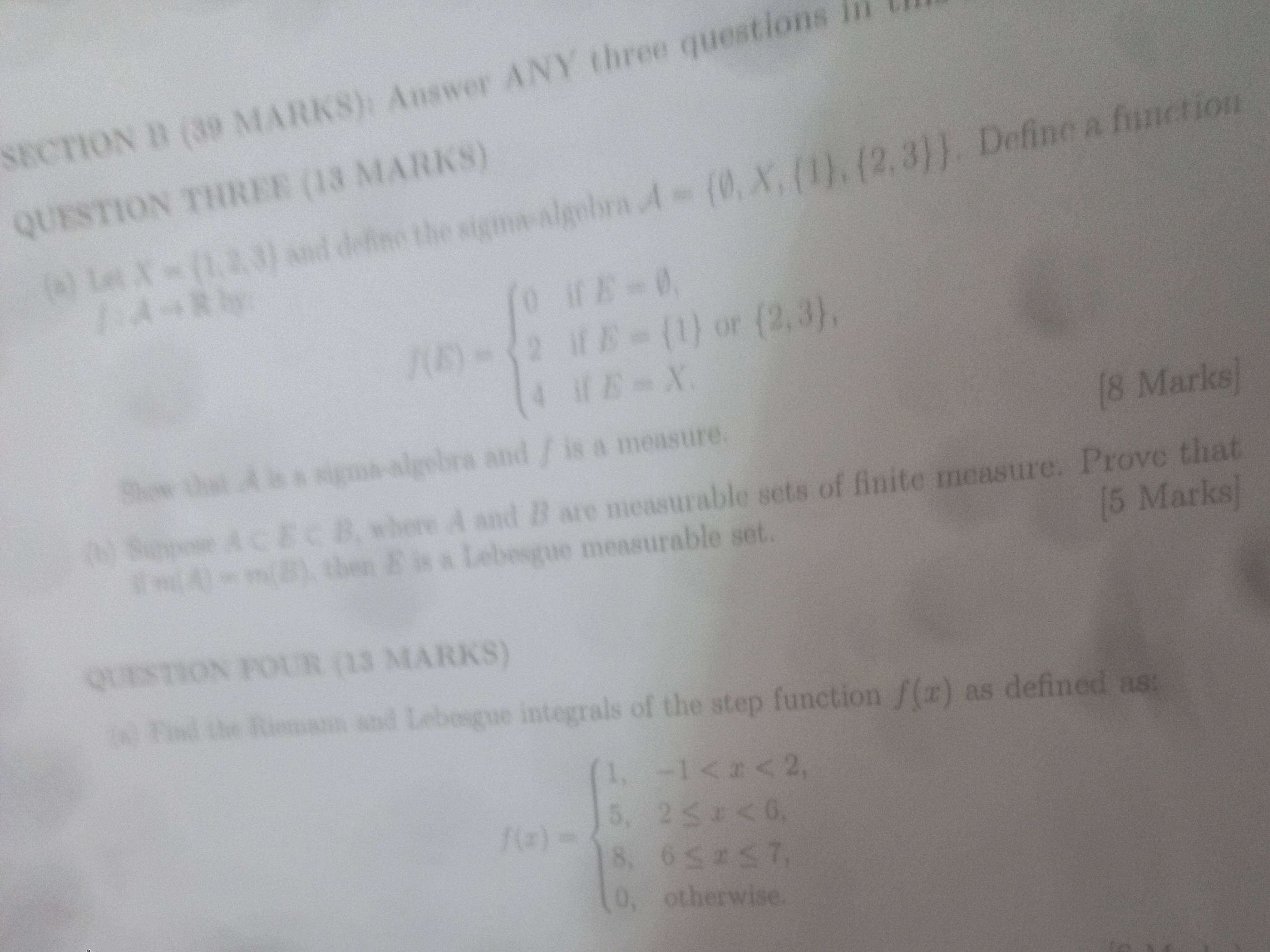 Let $X = \{1, 2, 3\}$ and define the | StudyX