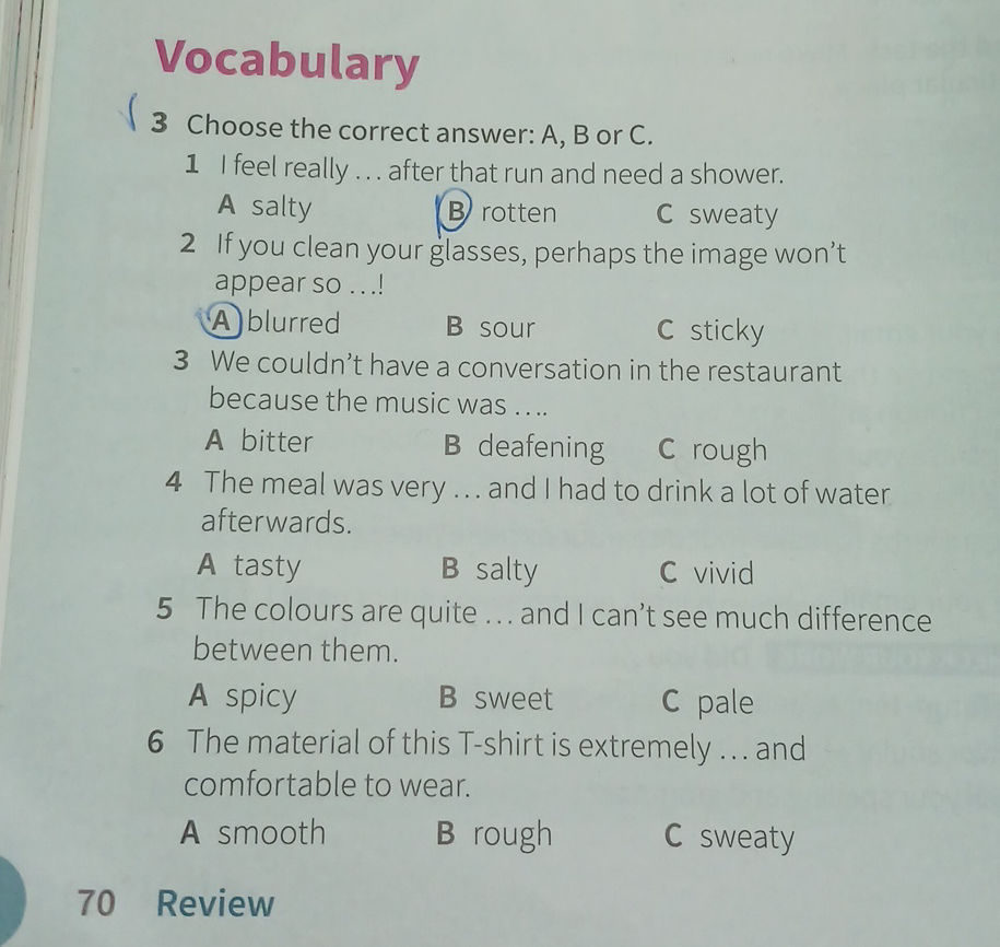 Choose the correct answer: A, B or C. 1 I | StudyX
