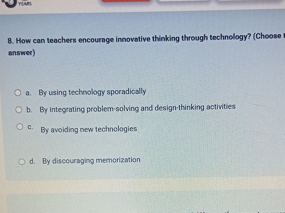 8. How can teachers encourage innovative | StudyX