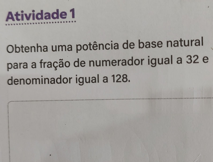 Obtenha uma potência de base natural para a | StudyX