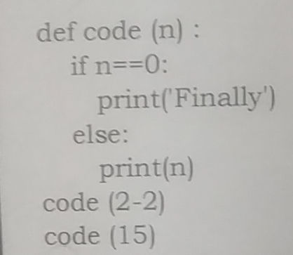 ```python def code (n): if n==0: | StudyX