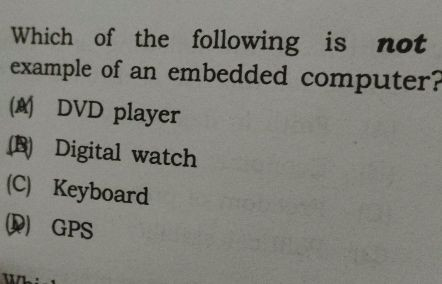 Which of the following is not example of an | StudyX