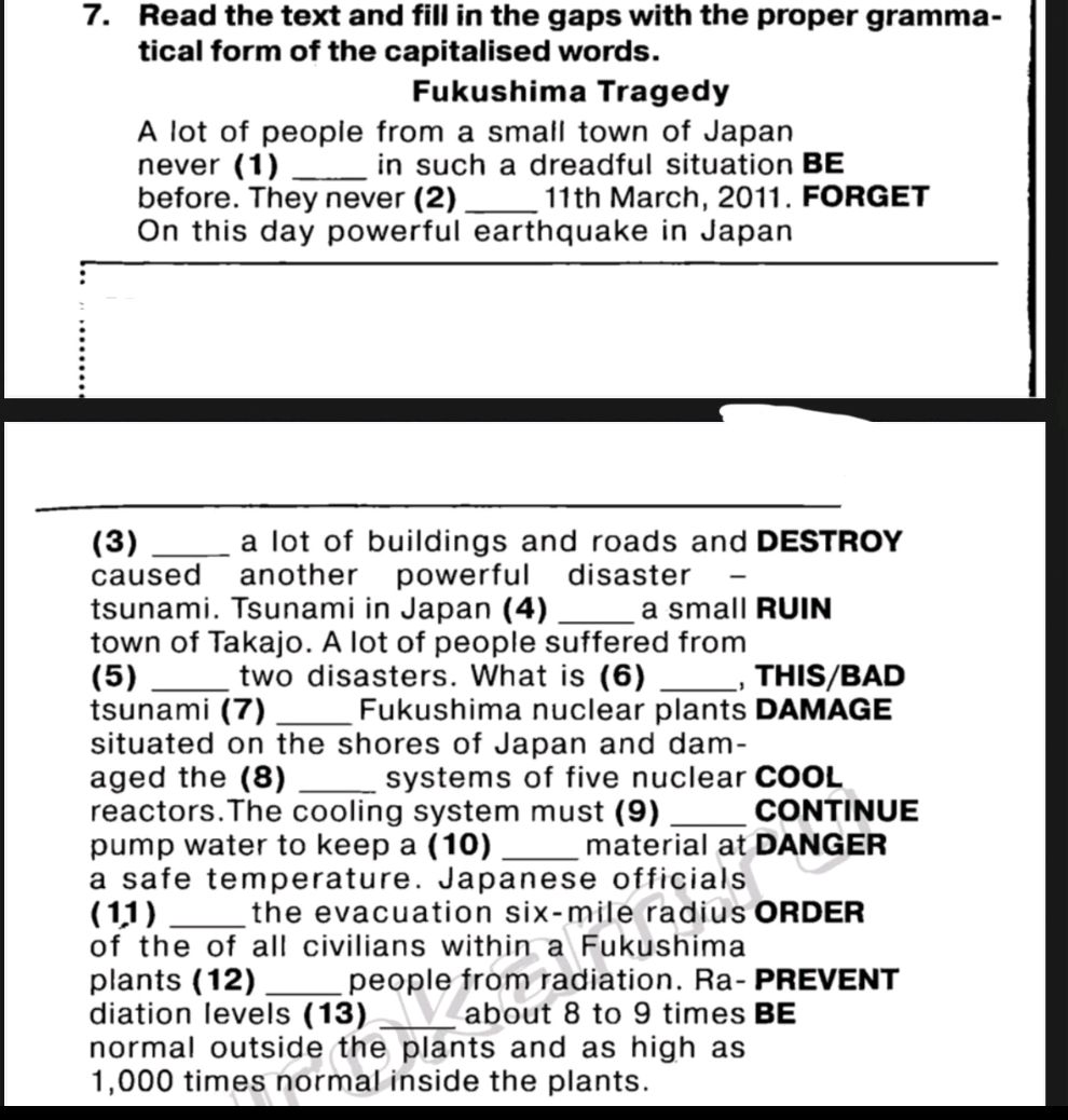 7. Read the text and fill in the gaps with | StudyX