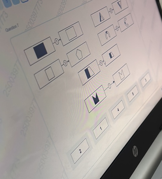 The image presents a pattern recognition | StudyX