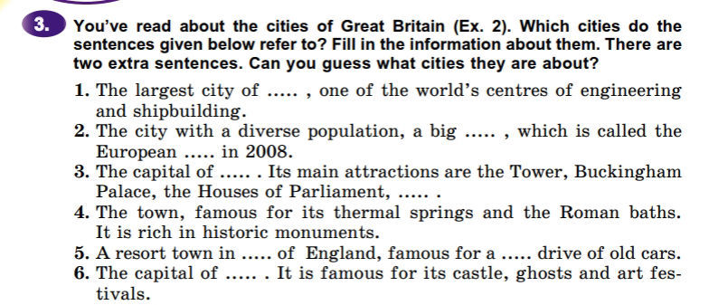 3. You've read about the cities of Great | StudyX