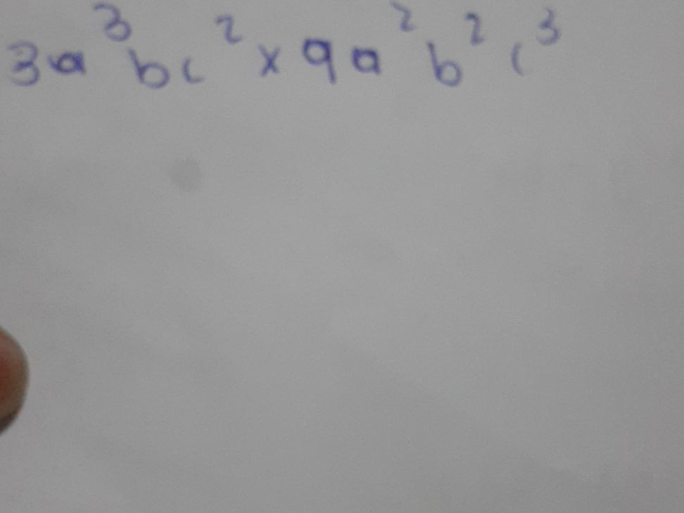 Simplifying Algebraic Expressions: 3a^3bc^2 | StudyX
