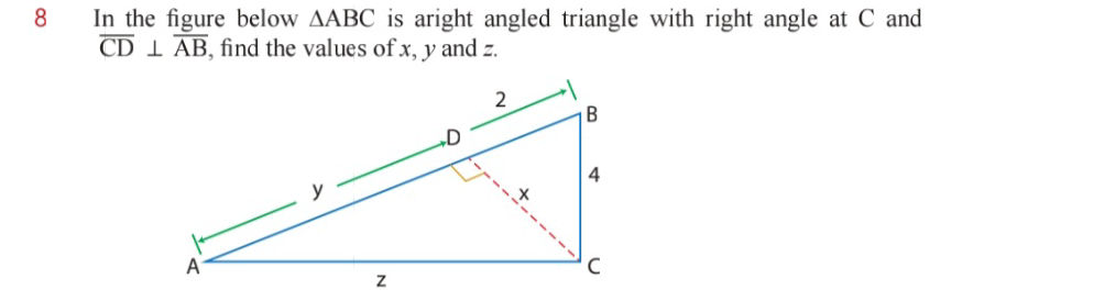 In the figure below $ ABC$ is a right | StudyX