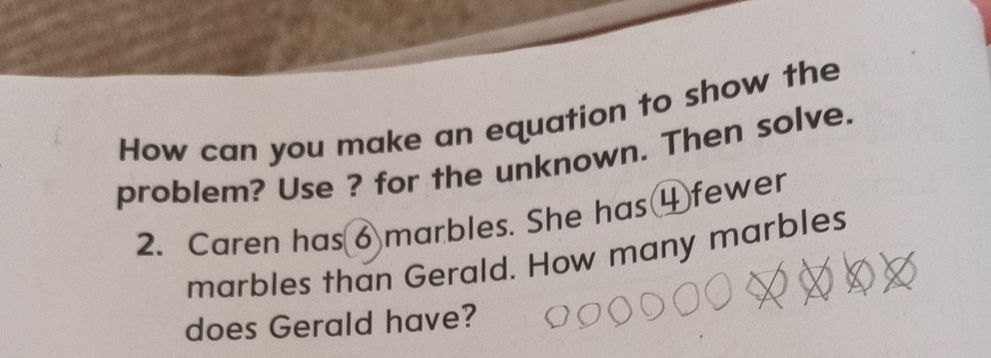 How can you make an equation to show the | StudyX