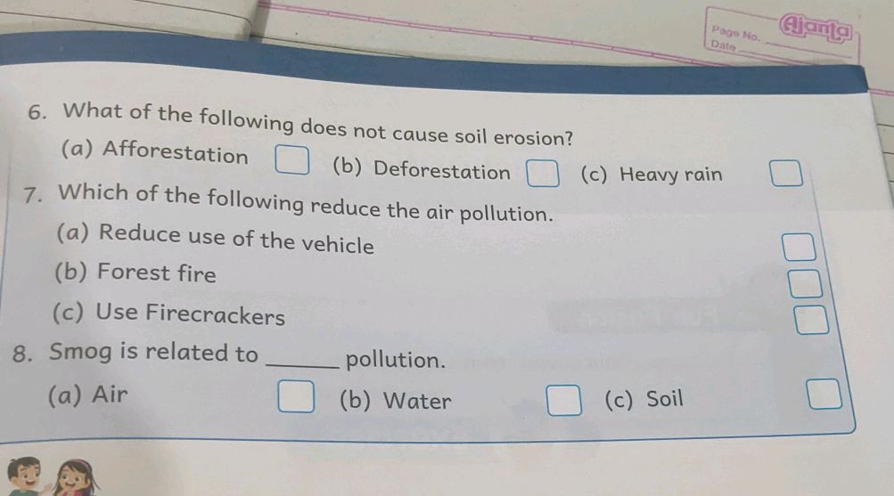 6. What of the following does not cause soil | StudyX