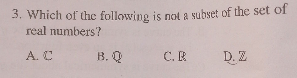 What Is Subset In Math Which of the following is not a subset of