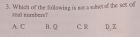 What Is Subset In Math Which of the following is not a subset of