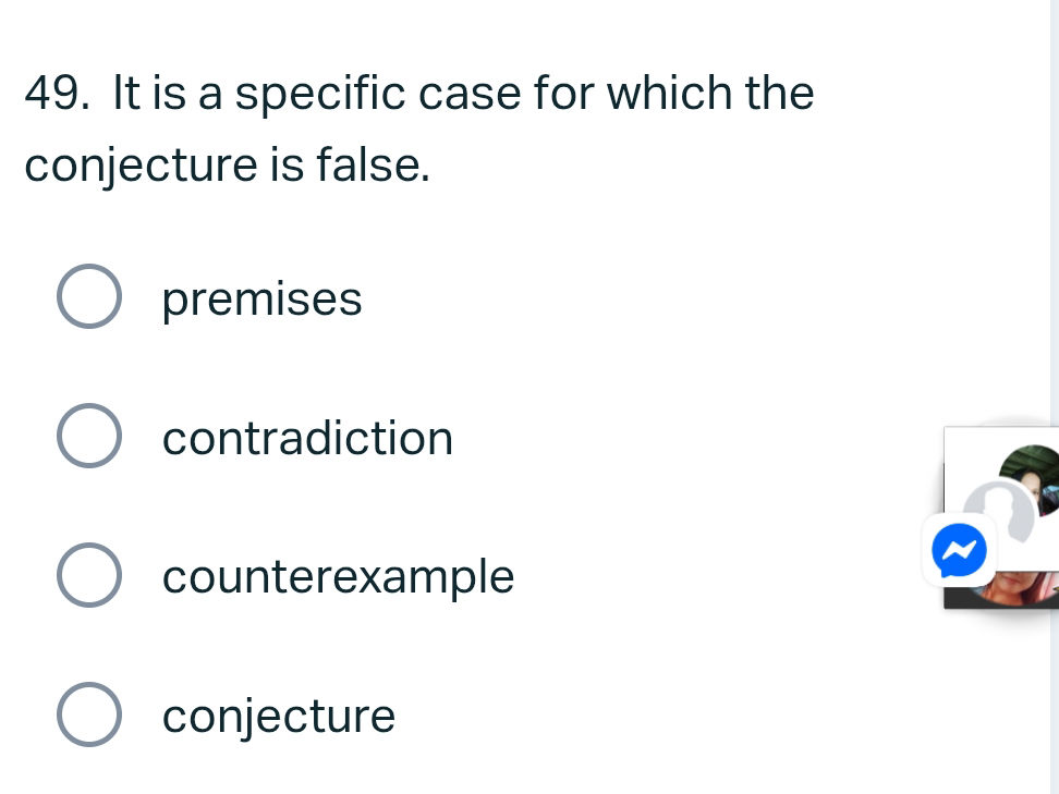 Conjectue Example 49. It is a specific case for which the | StudyX