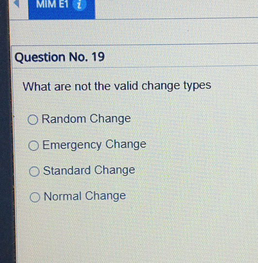 Question No. 19 What are not the valid | StudyX