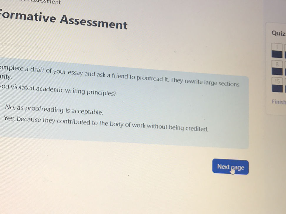 Complete a draft of your essay and ask a | StudyX