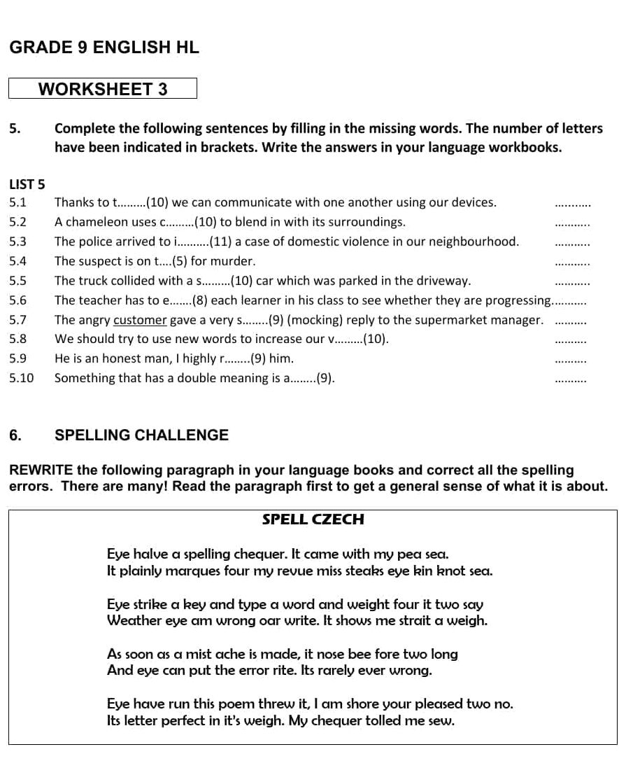 5. Complete the following sentences by | StudyX