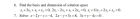 Find the basis and dimension of solution