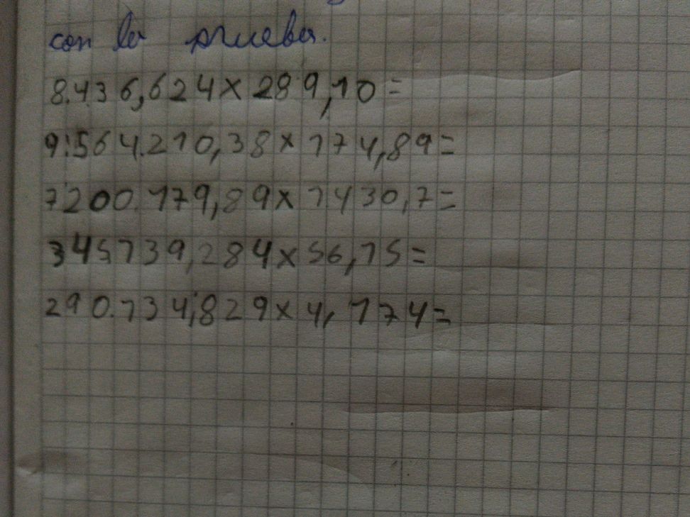 8. 43 6,624 x 289,10 = 9:56 4.210,38 x | StudyX