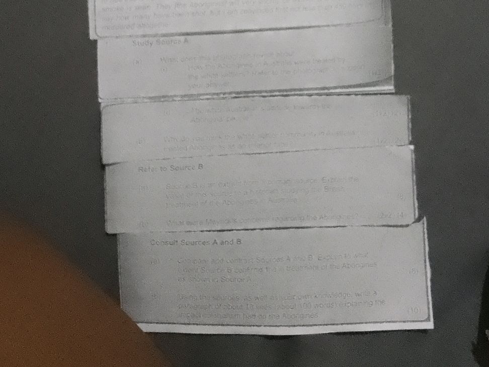 Source B Paper Refer to Source B (9) Source B is an | StudyX