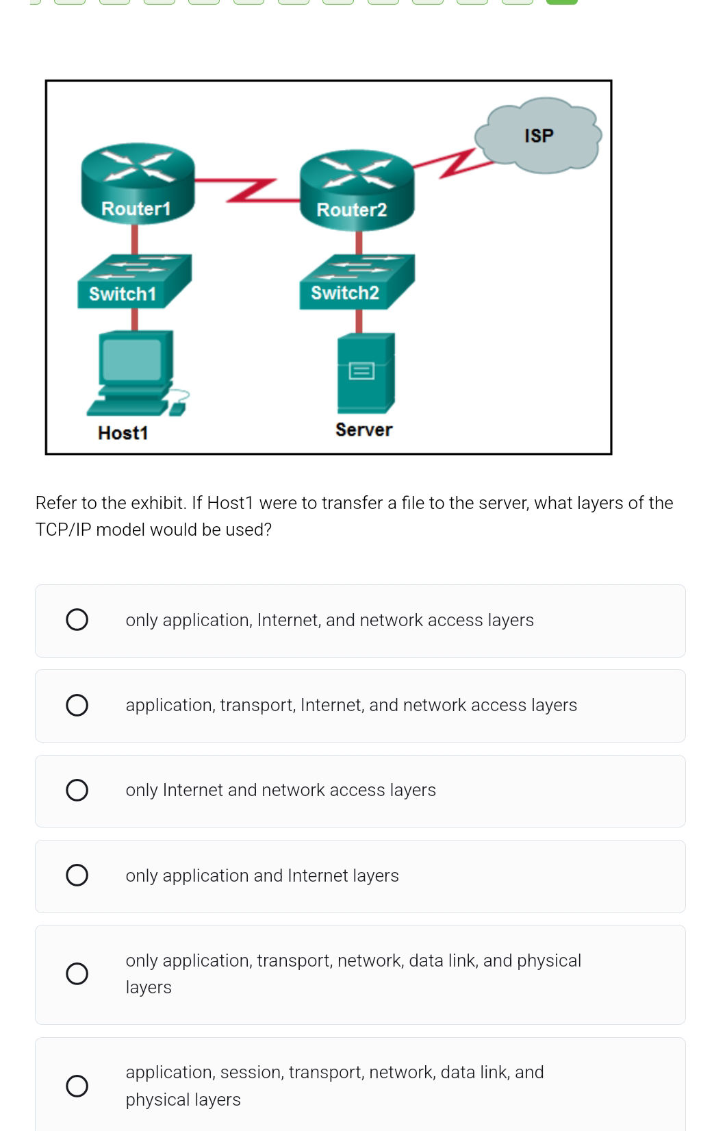 Refer to the exhibit. If Host1 were to | StudyX