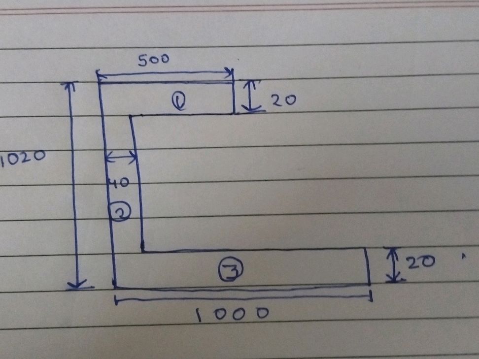 The image shows a diagram with dimensions | StudyX