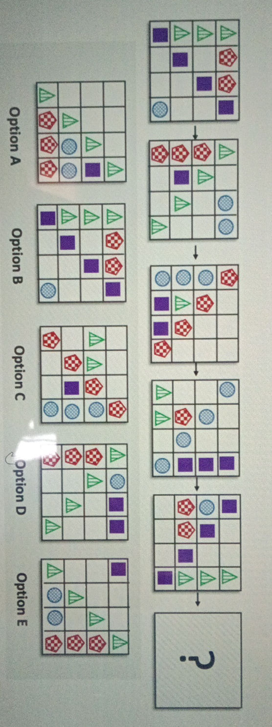 The image presents a pattern recognition | StudyX