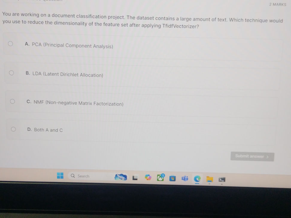 You are working on a document classification | StudyX