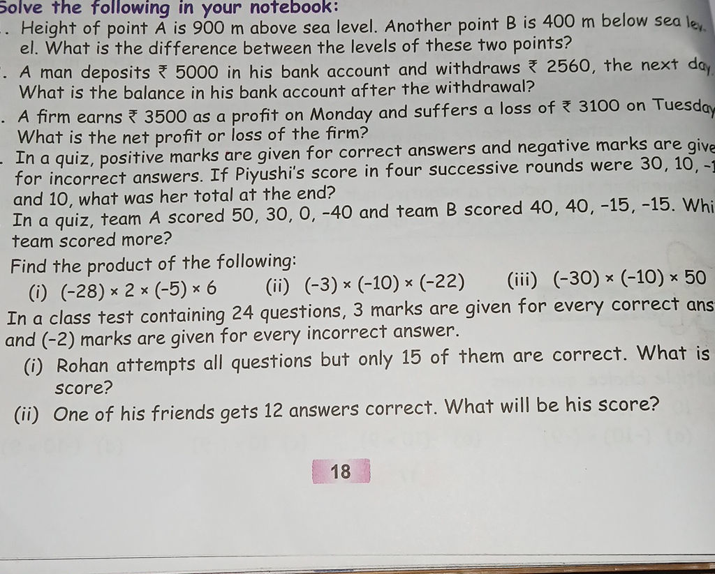 1. Height of point A is 900 m above sea | StudyX