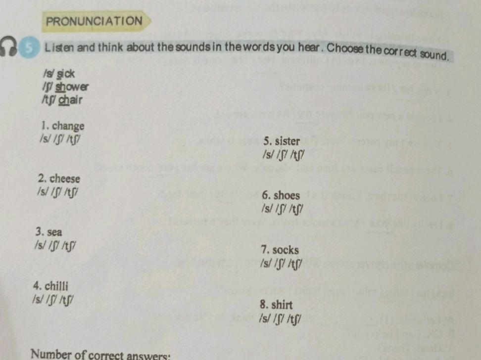 Listen and think about the sounds in the | StudyX