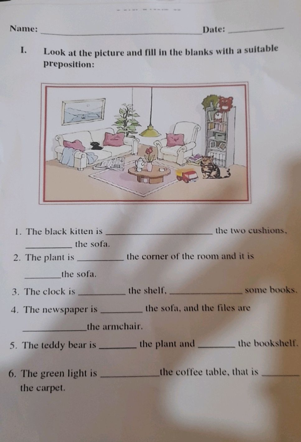 Look at the picture and fill in the blanks | StudyX